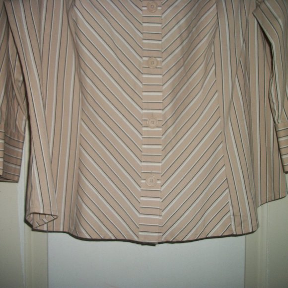 FRENCH GIRL STYLE MAN SHIRT FOR LADIES APOSTROPHE STRETCH 18 - Picture 3 of 5